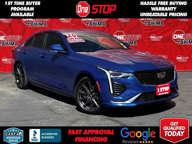 Wave Metallic 2020 Cadillac CT4 Sport AWD Sedan All-Wheel Drive Automatic