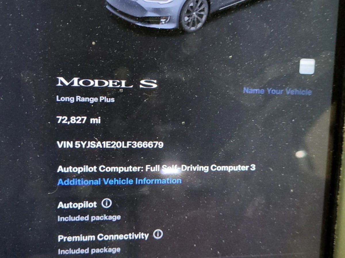 2020 Tesla Model S Long Range Plus photo 4