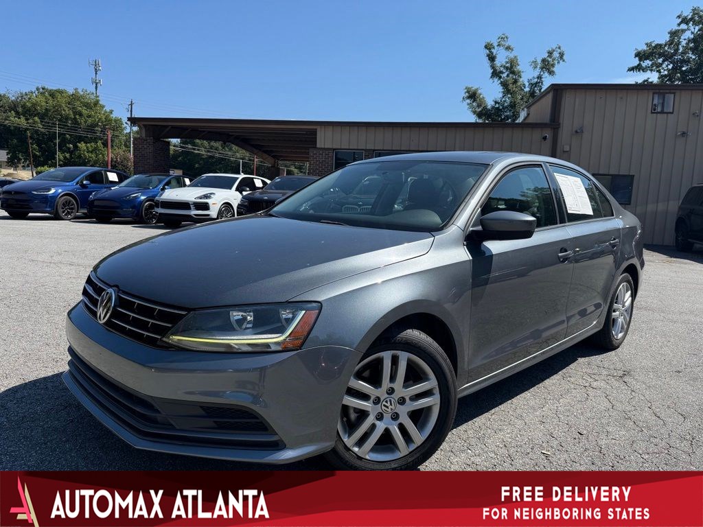 Platinum Gray Metallic 2018 Volkswagen Jetta Sedan Front-Wheel Drive Automatic