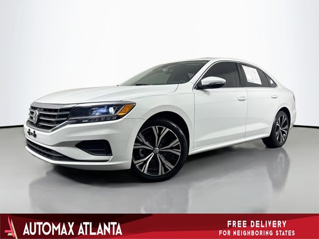 Pure White 2022 Volkswagen Passat 2.0T SE FWD Sedan Front-Wheel Drive Automatic