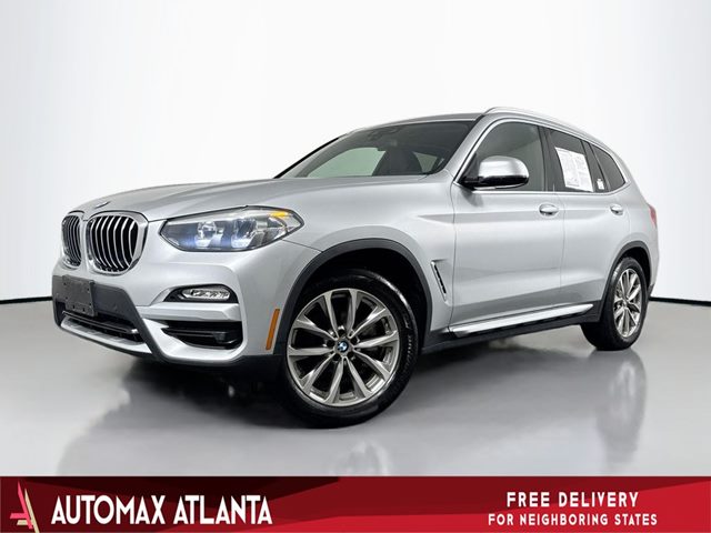 Glacier Silver Metallic 2019 BMW X3 sDrive30i RWD SUV / Crossover Rear-Wheel Drive Automatic