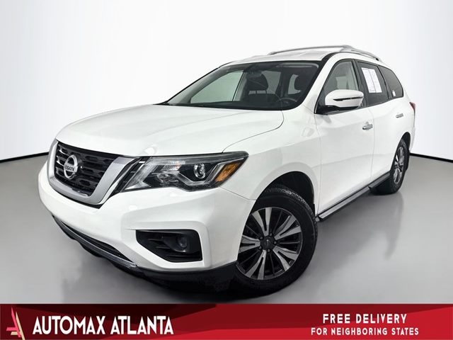 Glacier White 2018 Nissan Pathfinder SUV / Crossover Front-Wheel Drive Automatic