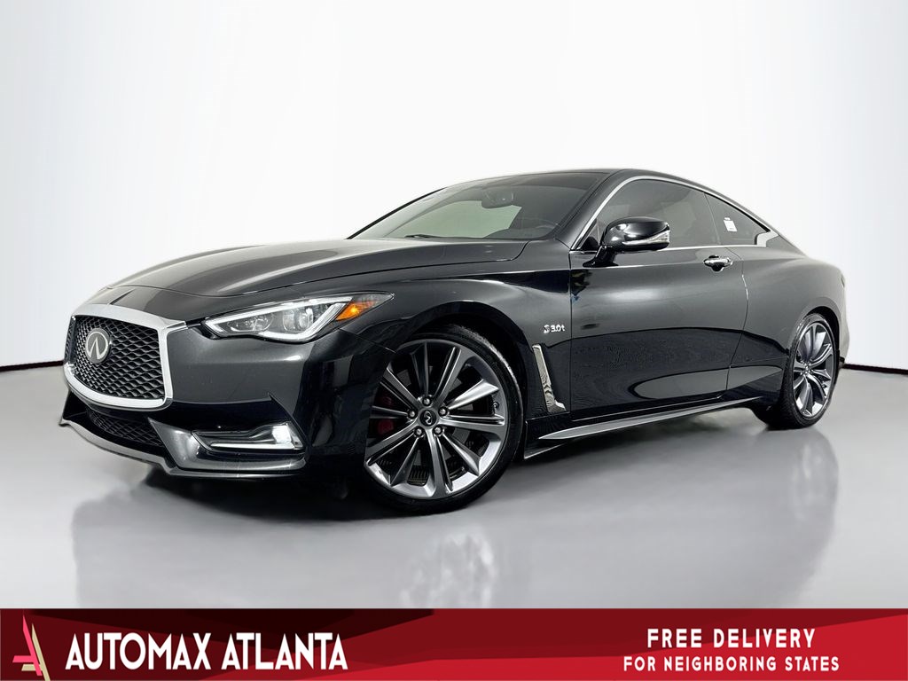 Midnight Black 2019 INFINITI Q60 Coupe All-Wheel Drive Automatic