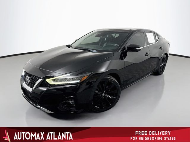 Super Black 2019 Nissan Maxima Sedan Front-Wheel Drive Automatic