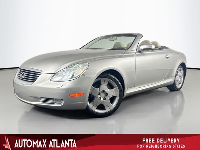 Millennium Silver Metallic 2004 Lexus SC Convertible Rear-Wheel Drive Automatic