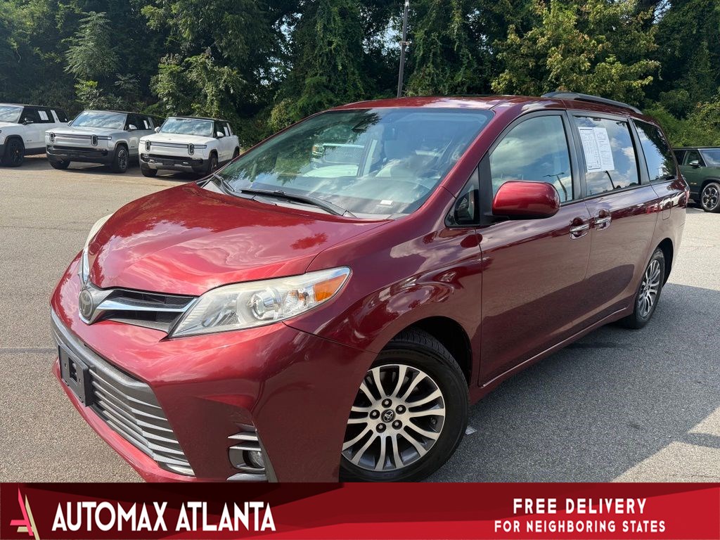 Salsa Red Pearl 2020 Toyota Sienna Minivan Front-Wheel Drive Automatic