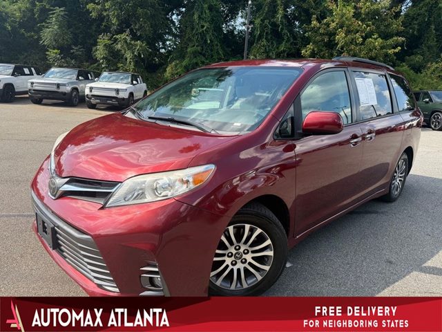 Salsa Red Pearl 2020 Toyota Sienna Minivan Front-Wheel Drive Automatic