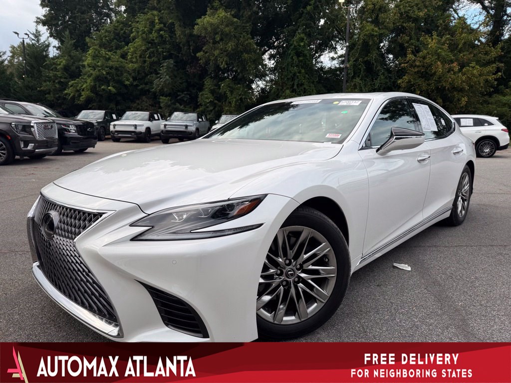 Eminent White Pearl 2018 Lexus LS Sedan Rear-Wheel Drive Automatic