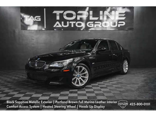 Black 2008 BMW M5 Sedan Rear-Wheel Drive 7-Speed Automatic Overdrive
