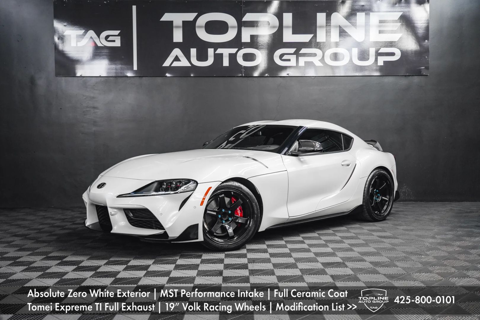 White 2022 Toyota Supra Coupe Rear-Wheel Drive 8-Speed Automatic