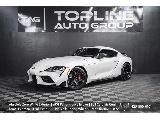 White 2022 Toyota Supra Coupe Rear-Wheel Drive 8-Speed Automatic