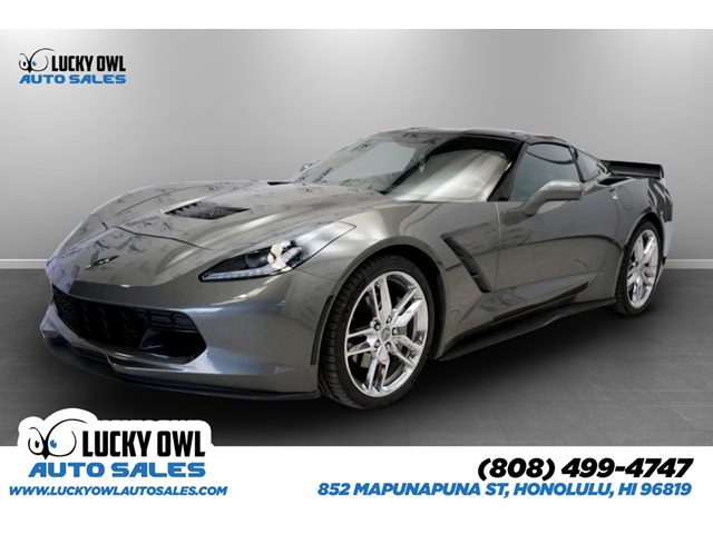 Shark Gray Metallic 2015 Chevrolet Corvette Stingray 2LT Coupe RWD Coupe Rear-Wheel Drive Automatic