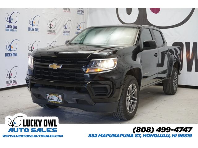 Black 2021 Chevrolet Colorado Work Truck Crew Cab RWD Pickup Truck 4X2 Automatic
