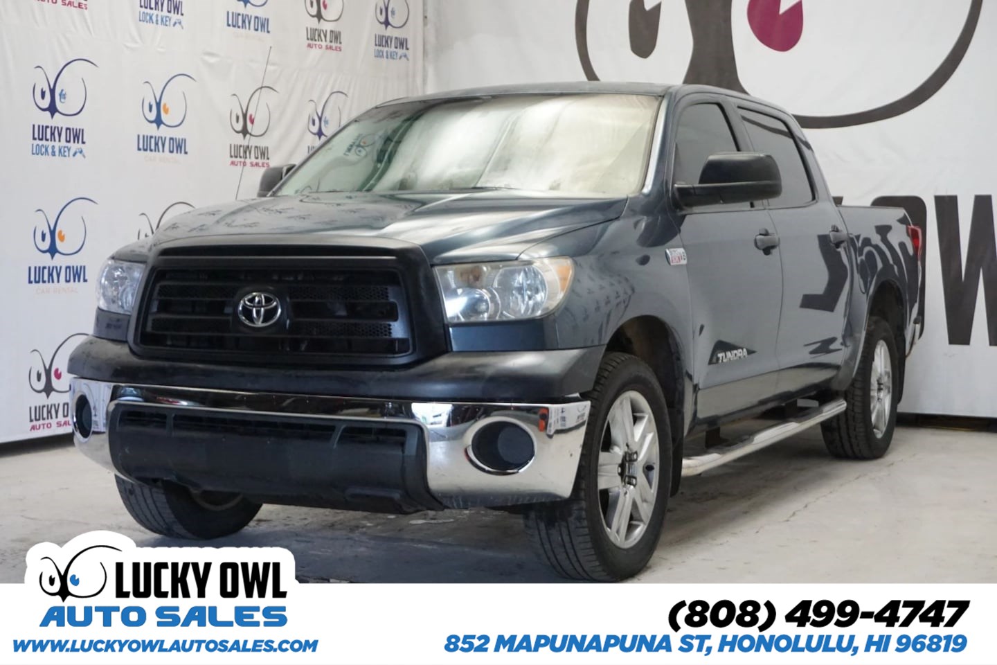 Blue 2010 Toyota Tundra Pickup Truck 4X2 Automatic
