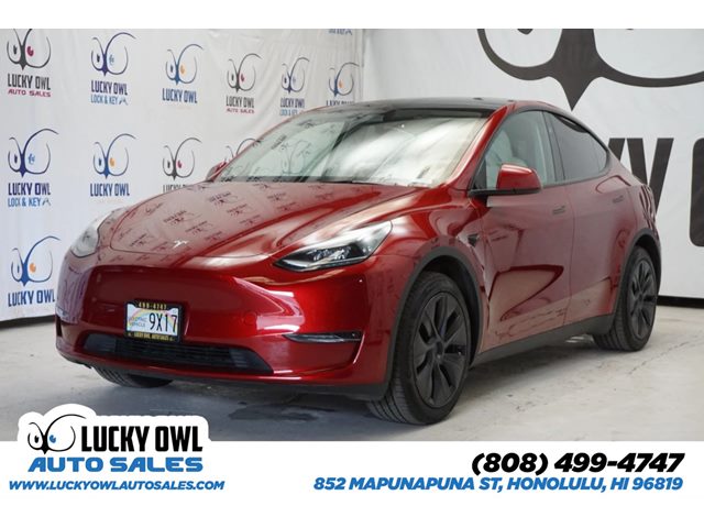 Ultra Red 2025 Tesla Model Y SUV / Crossover Rear-Wheel Drive Automatic