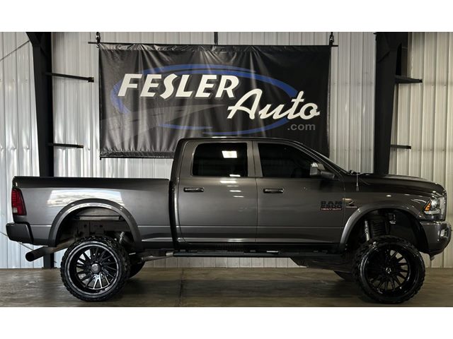 Gray (Granite Crystal Metallic Clearcoat) 2017 RAM 2500 Laramie Crew Cab 4WD Pickup Truck Four-Wheel Drive Automatic
