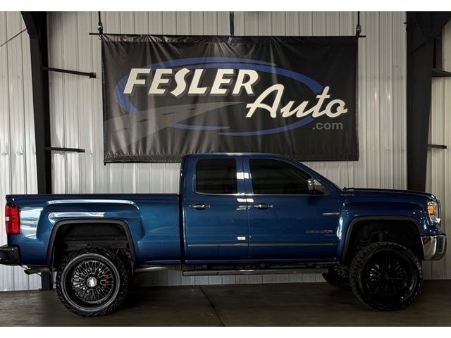 Stone Blue Metallic 2015 GMC Sierra 1500 Pickup Truck Four-Wheel Drive Automatic