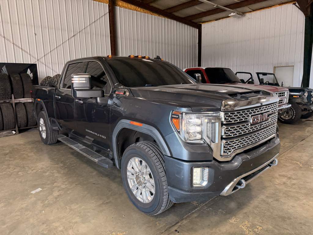 Gray (Dark Sky Metallic) 2020 GMC Sierra 3500HD Pickup Truck Four-Wheel Drive Automatic