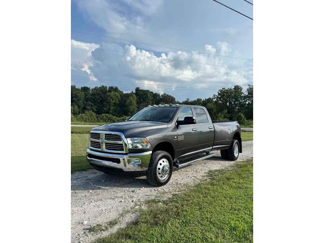 Gray (Granite Crystal Metallic Clearcoat) 2018 RAM 3500 Pickup Truck Four-Wheel Drive Automatic