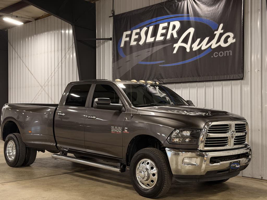 Gray (Granite Crystal Metallic Clearcoat) 2015 RAM 3500 Pickup Truck Four-Wheel Drive Automatic