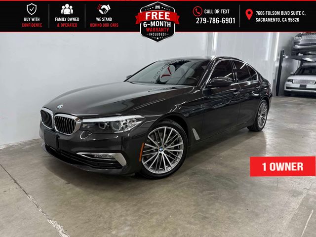 Jatoba Brown Metallic 2018 BMW 5 Series Sedan Rear-Wheel Drive Automatic