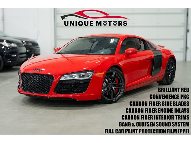 Brilliant Red 2014 Audi R8 quattro V8 Coupe AWD Coupe All-Wheel Drive Automatic