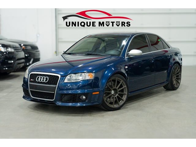 Blue 2007 Audi RS 4 quattro Sedan AWD Sedan All-Wheel Drive Manual