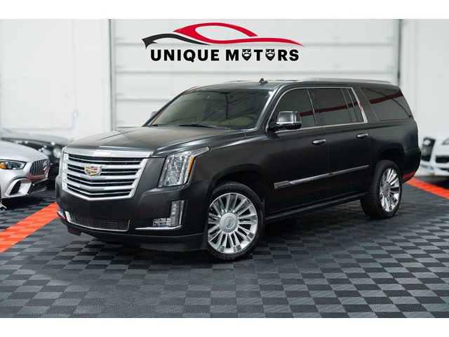 Dark Granite Metallic 2016 Cadillac Escalade ESV Platinum 4WD SUV / Crossover Four-Wheel Drive Automatic