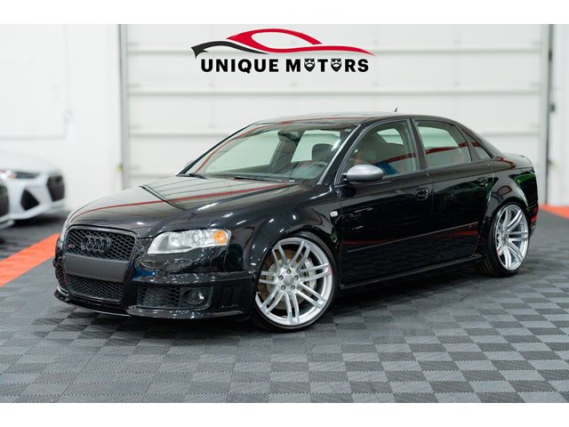 Phantom Black Pearl 2008 Audi RS 4 Sedan All-Wheel Drive Manual