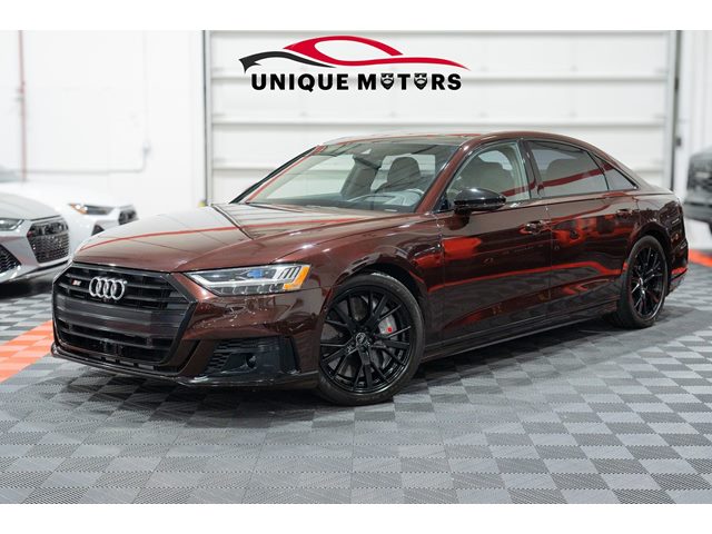 Seville Red Metallic 2020 Audi S8 Sedan All-Wheel Drive Automatic