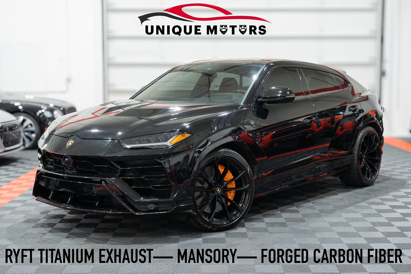Black 2021 Lamborghini Urus SUV / Crossover All-Wheel Drive Automatic