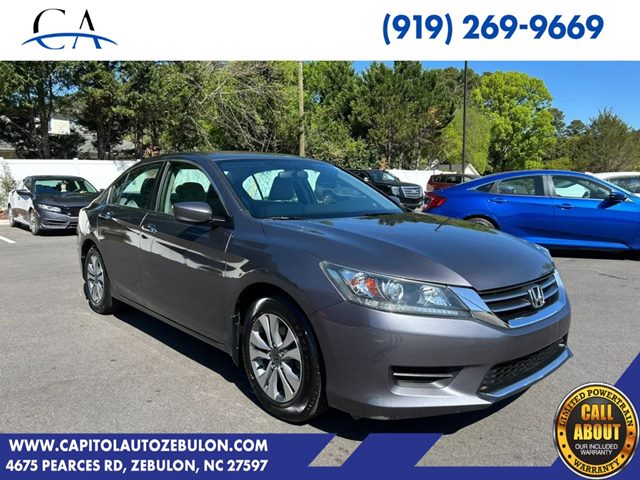 Alabaster Silver Metallic 2015 Honda Accord LX Sedan Front-Wheel Drive Automatic