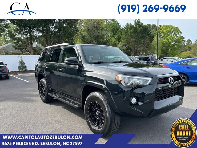 Midnight Black Metallic 2016 Toyota 4Runner SR5 Premium 4WD SUV / Crossover Four-Wheel Drive Automatic