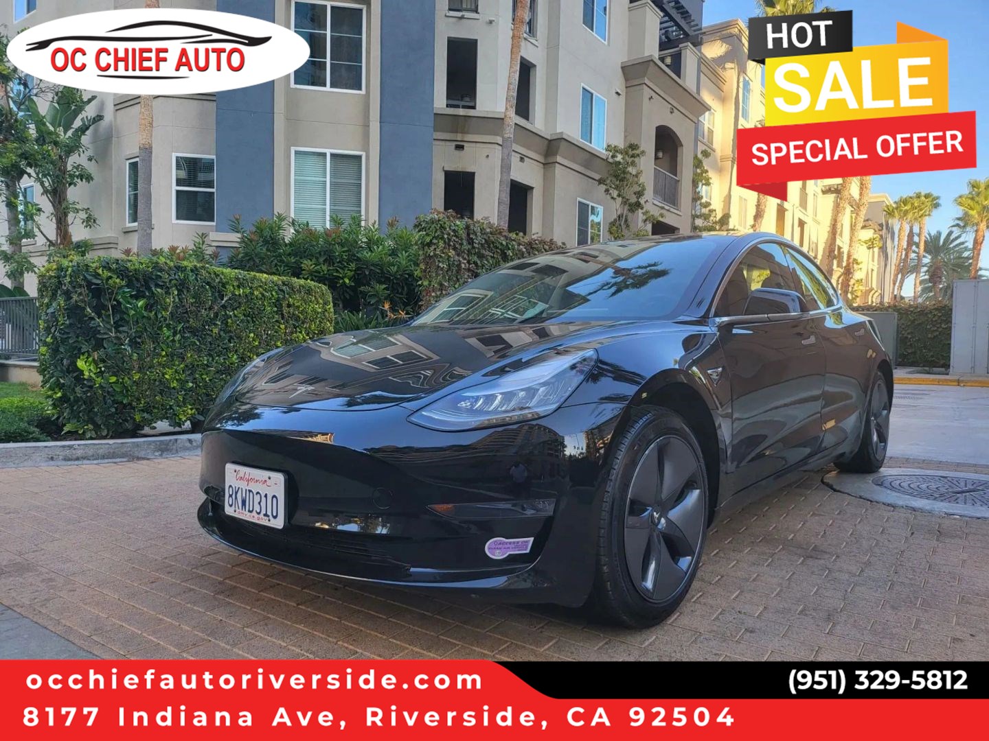 2018 Tesla Model 3 Long Range Battery