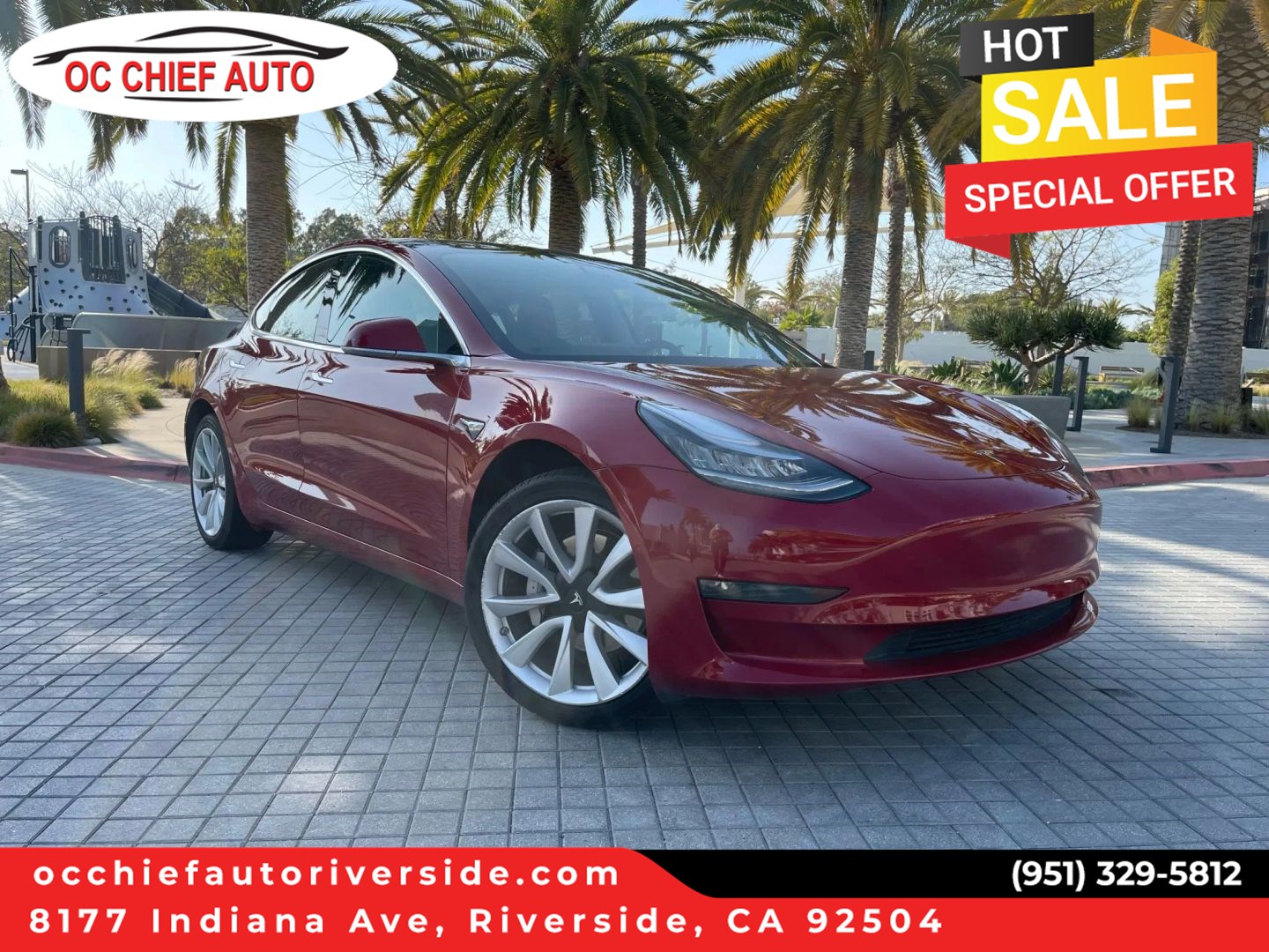 2018 Tesla Model 3 Long Range Battery