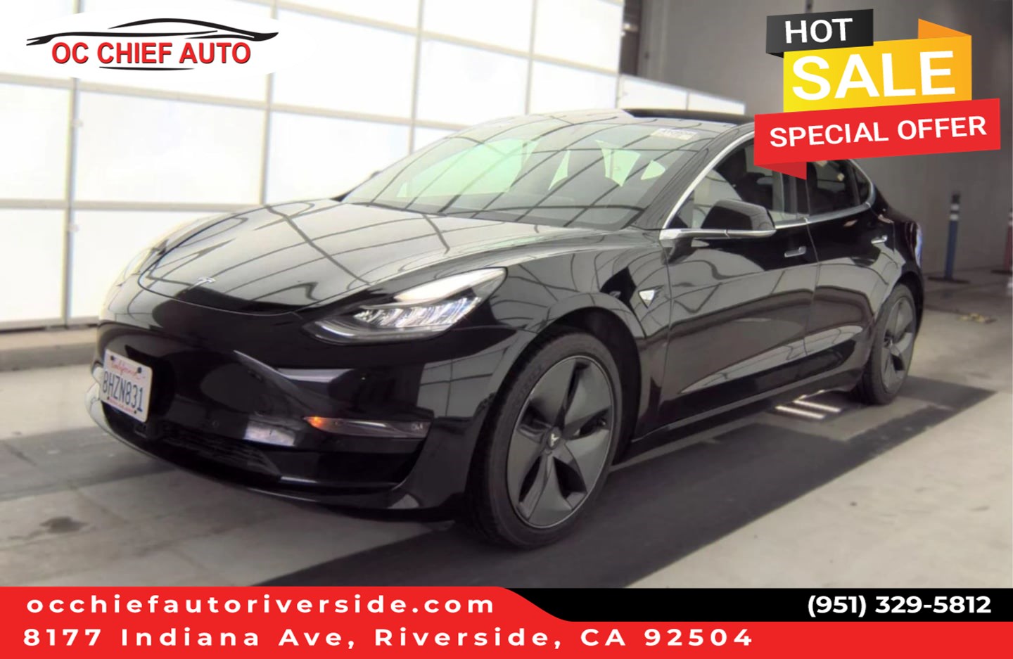 2018 Tesla Model 3 Mid Range Battery