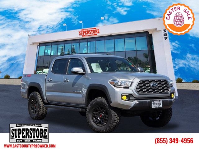 Silver Sky Metallic 2020 Toyota Tacoma TRD Off Road Double Cab 4WD Pickup Truck Four-Wheel Drive Automatic