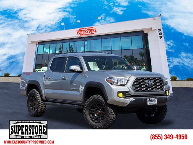 Silver Sky Metallic 2020 Toyota Tacoma TRD Off Road Double Cab 4WD Pickup Truck Four-Wheel Drive Automatic