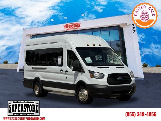 2018 Ford Transit Passenger 350 HD XL Extended High Roof LWB DRW RWD with Sliding Passenger-Side Door