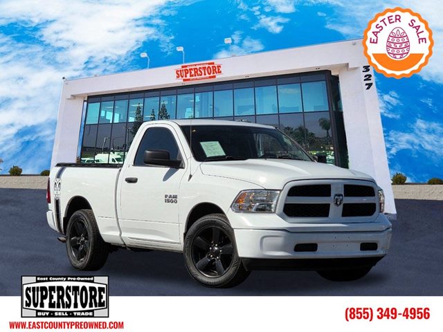 Bright White Clearcoat 2018 RAM 1500 Tradesman RWD Pickup Truck 4X2 Automatic