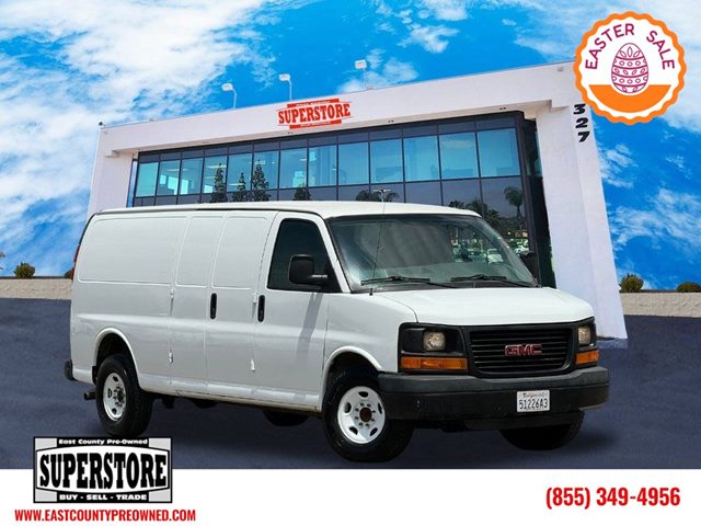 Summit White 2014 GMC Savana Cargo 2500 Extended RWD Van Rear-Wheel Drive Automatic