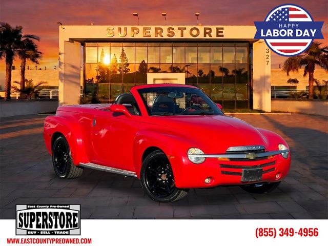 Redline Red 2003 Chevrolet SSR Convertible Rear-Wheel Drive Automatic