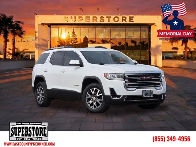 Summit White 2020 GMC Acadia SLE FWD SUV / Crossover Front-Wheel Drive Automatic