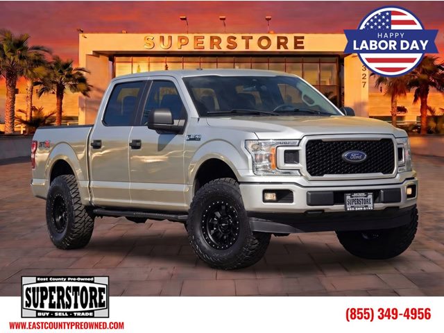 Ingot Silver Metallic 2019 Ford F-150 Pickup Truck Four-Wheel Drive Automatic