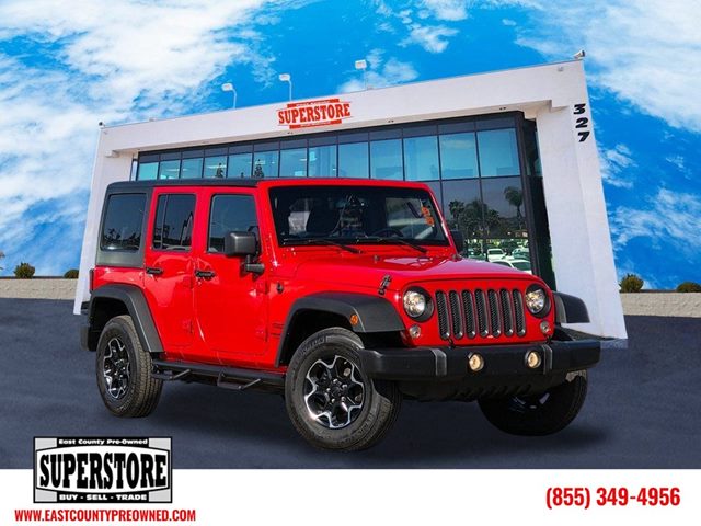 Firecracker Red Clear Coat 2015 Jeep Wrangler Unlimited Sport 4WD SUV / Crossover Four-Wheel Drive Automatic