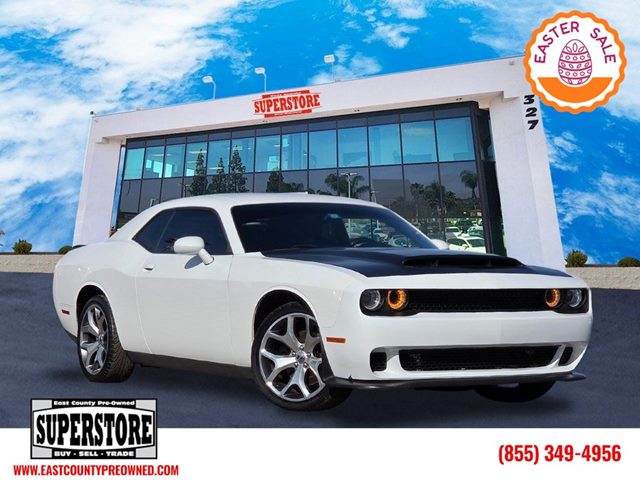 Bright White Clearcoat 2015 Dodge Challenger SXT Plus RWD Coupe Rear-Wheel Drive Automatic