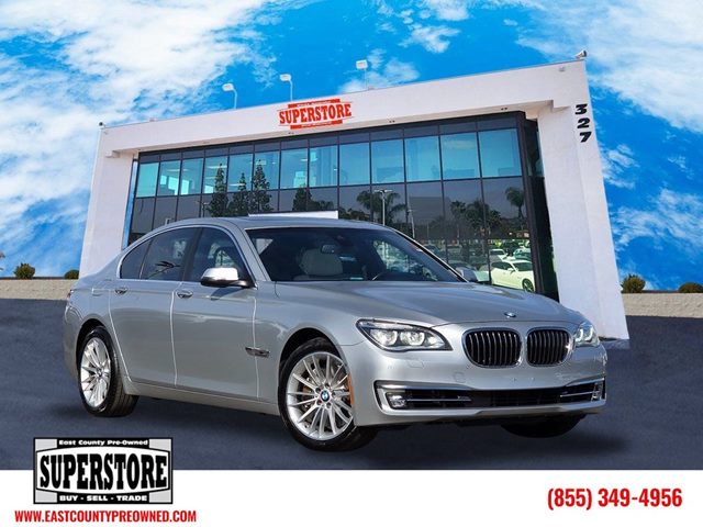 Glacier Silver Metallic 2015 BMW 7 Series 750i RWD Sedan Rear-Wheel Drive Automatic