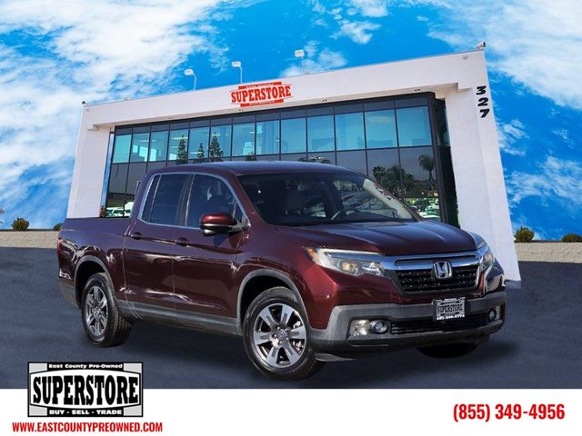 Red (Deep Scarlet Pearl) 2018 Honda Ridgeline RTL-T Pickup Truck Front-Wheel Drive Automatic