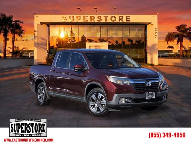 Red (Deep Scarlet Pearl) 2018 Honda Ridgeline RTL-T Pickup Truck Front-Wheel Drive Automatic