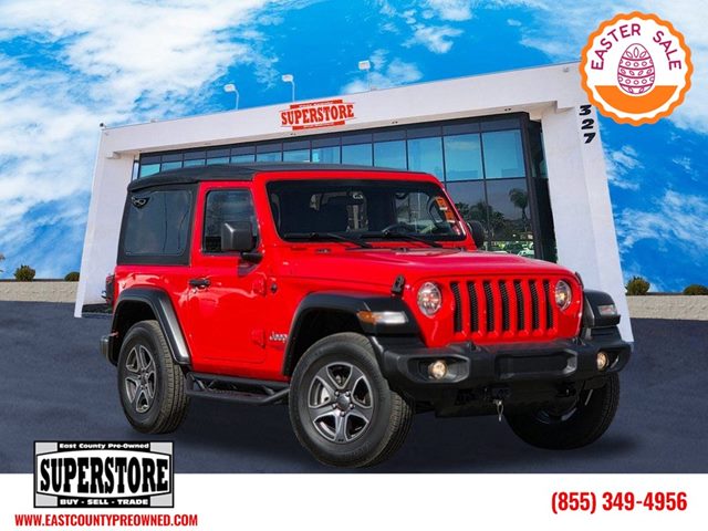 Firecracker Red Clearcoat 2021 Jeep Wrangler Sport S 4WD SUV / Crossover Four-Wheel Drive Automatic